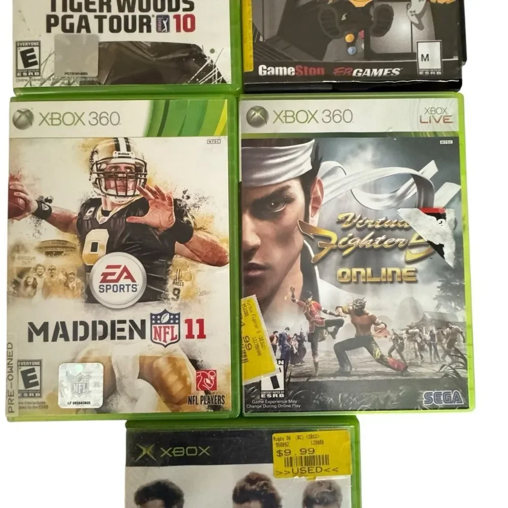 Bundle of XBox and XBox 360 Games 5 Total